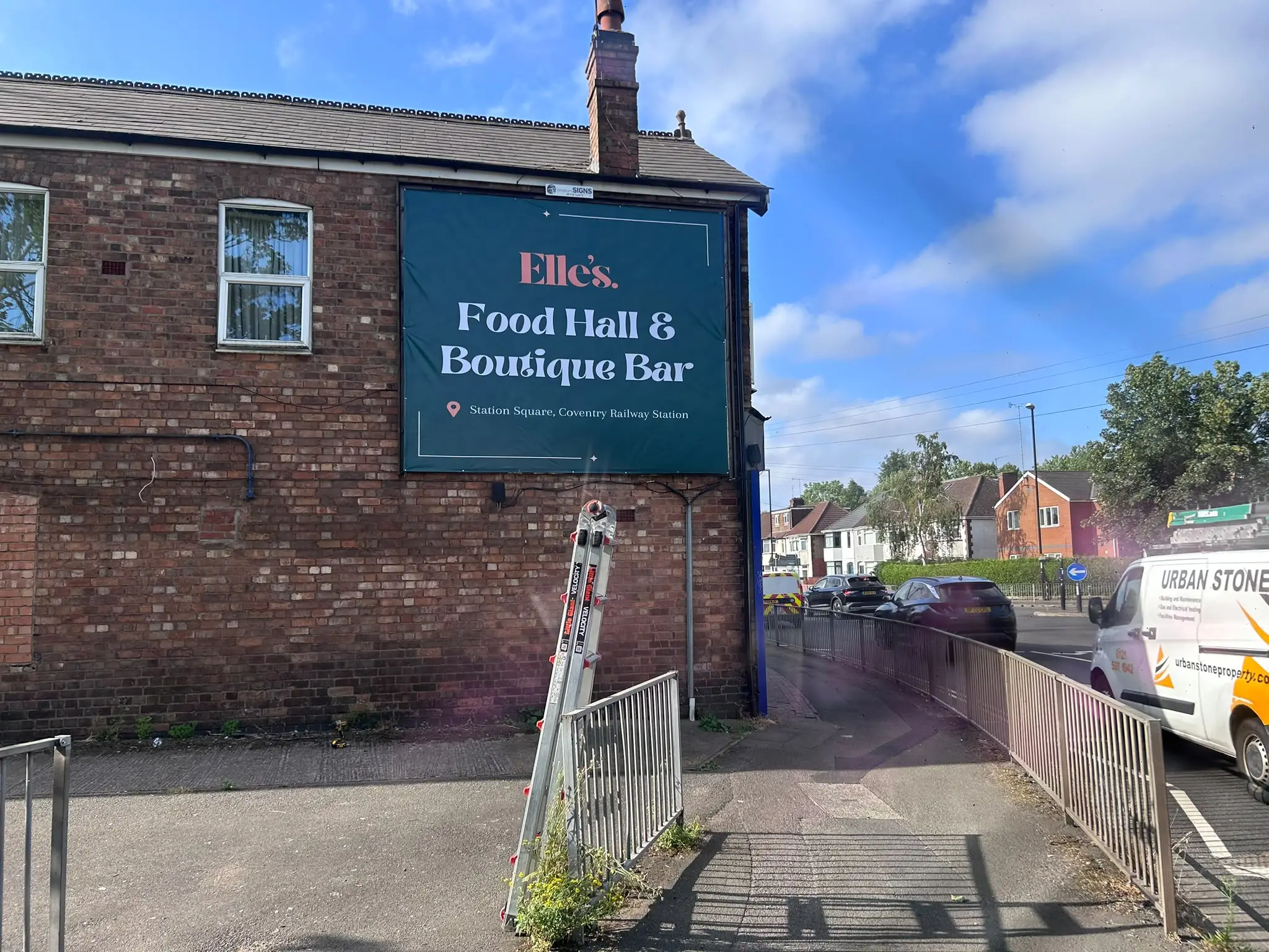 Coventry Railway Station billboard printing and installation project by Banner Palace UK